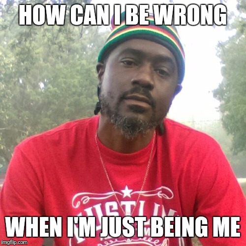 HOW CAN I BE WRONG; WHEN I'M JUST BEING ME | image tagged in discombobulated mindset | made w/ Imgflip meme maker