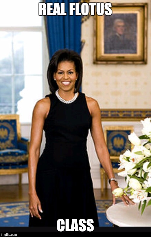 Real Flotus | REAL FLOTUS; CLASS | image tagged in michelle obama | made w/ Imgflip meme maker