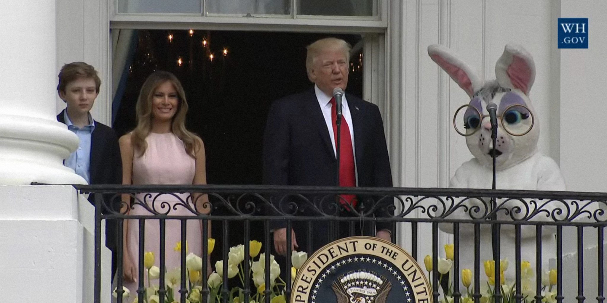 High Quality White House Easter Egg Hunt 2017 Blank Meme Template