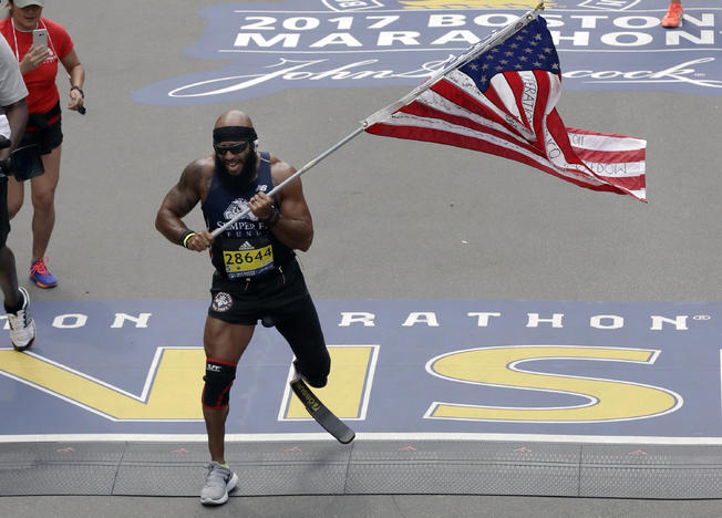 Boston Marathon Amputee Blank Meme Template