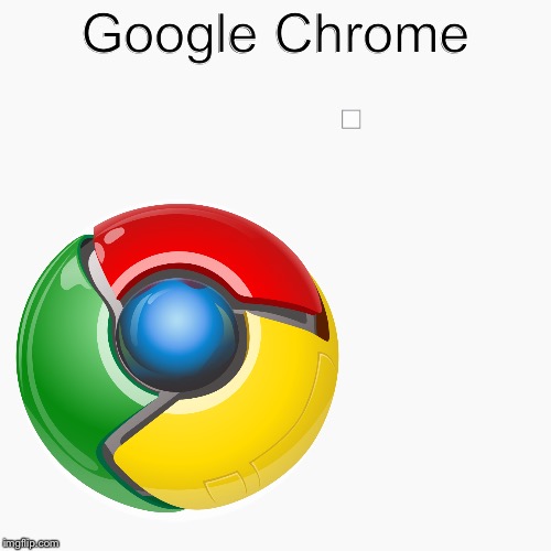 Google Chrome As A Pie Chart | Google Chrome | image tagged in pie charts,google chrome | made w/ Imgflip meme maker