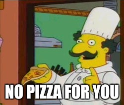 When white liberals talk about cultural appropriation, referring to Black culture, this is what comes  to mind. | NO PIZZA FOR YOU | image tagged in luigi risotto,memes,cultural appropriation | made w/ Imgflip meme maker