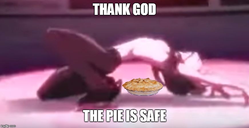 THANK GOD; THE PIE IS SAFE | image tagged in yuri on ice,yuri plisetsky,welcome to the madness,thank god the pie is safe | made w/ Imgflip meme maker