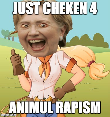 JUST CHEKEN 4; ANIMUL RAPISM | made w/ Imgflip meme maker