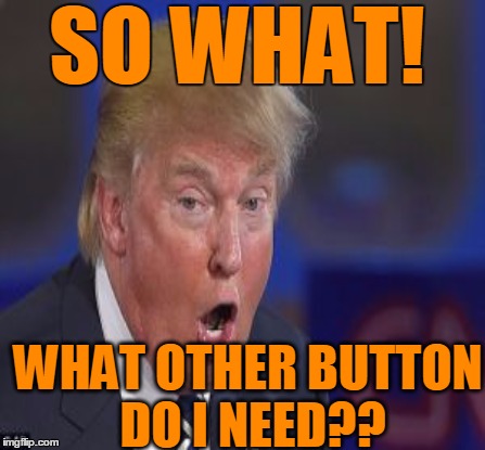 SO WHAT! WHAT OTHER BUTTON DO I NEED?? | made w/ Imgflip meme maker