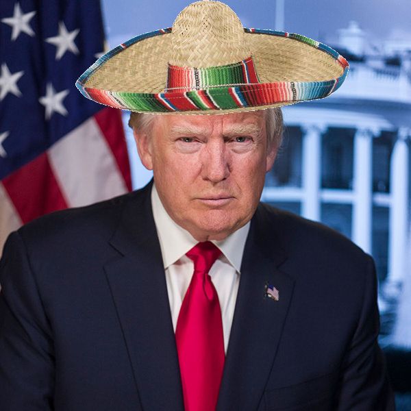 High Quality Mexican trump Blank Meme Template