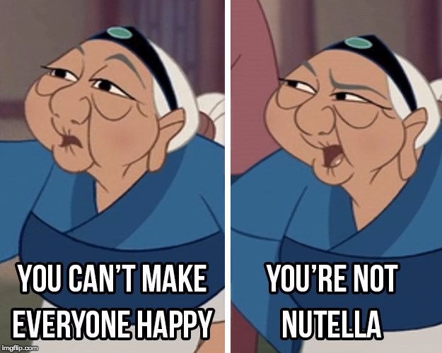 Nutella makes everyone happy | image tagged in dank memes,lololol | made w/ Imgflip meme maker