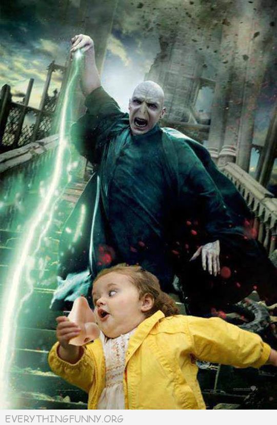 High Quality Voldemort with girl Blank Meme Template