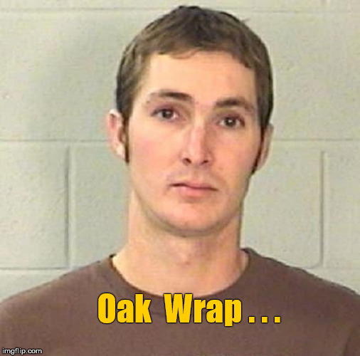 Appropriate Response | Oak  Wrap . . . | image tagged in disheartened guy,oak wrap,memes | made w/ Imgflip meme maker