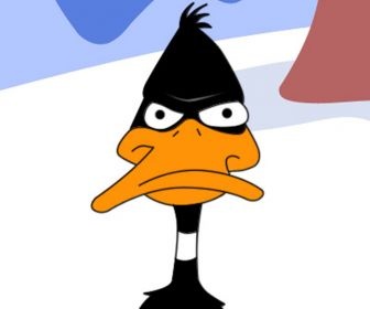 Daffy Duck not amused Blank Meme Template
