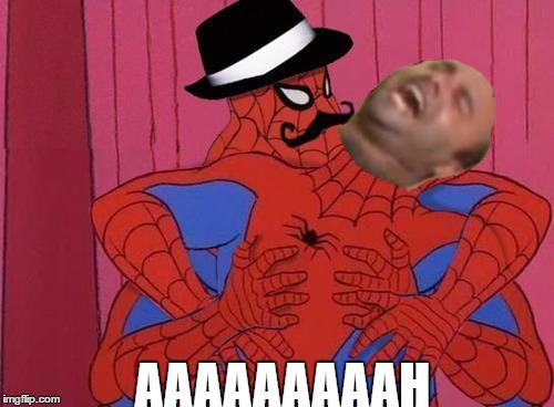 Spiderman  | AAAAAAAAAH | image tagged in spiderman | made w/ Imgflip meme maker