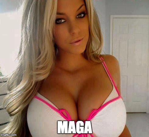 tits | MAGA | image tagged in tits | made w/ Imgflip meme maker