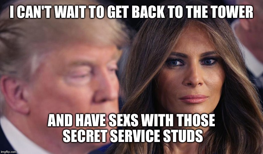 I CAN'T WAIT TO GET BACK TO THE TOWER AND HAVE SEXS WITH THOSE SECRET SERVICE STUDS | made w/ Imgflip meme maker