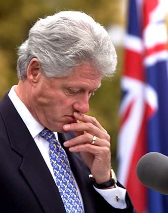 High Quality Bill Clinton Smelling Finger Blank Meme Template