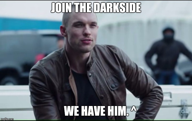 Sexiest Marvel villain second only to Loki.  | JOIN THE DARKSIDE; WE HAVE HIM. ^ | image tagged in ajax,deadpool,join the darkside we have him | made w/ Imgflip meme maker