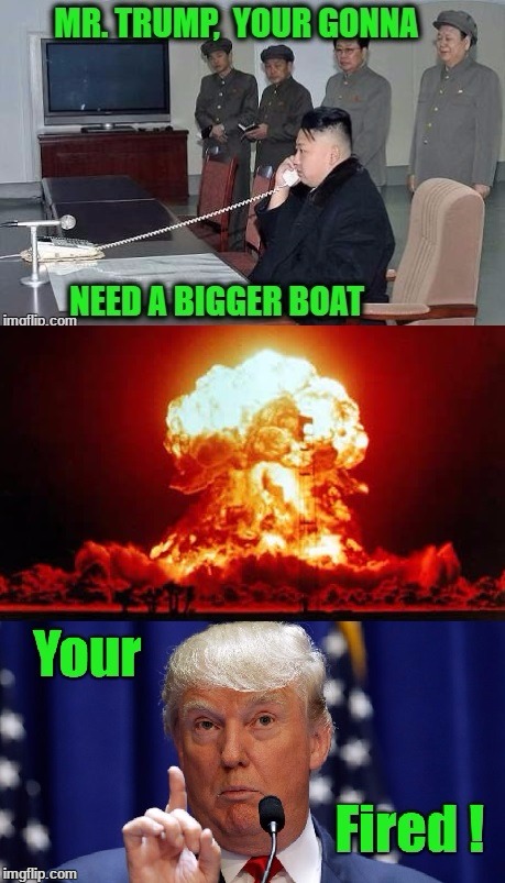Your fired | image tagged in kim jong un | made w/ Imgflip meme maker