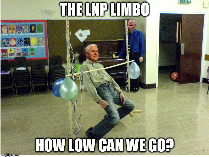 THE LNP LIMBO; HOW LOW CAN WE GO? | image tagged in lnp limbo,how low can we go | made w/ Imgflip meme maker