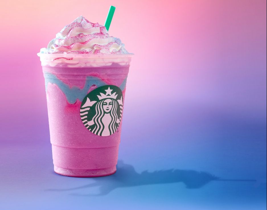 Starbucks unicorn Blank Meme Template
