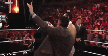 Being jerks 3 | image tagged in gifs,ricardo rodriguez,alberto del rio,michael cole | made w/ Imgflip video-to-gif maker