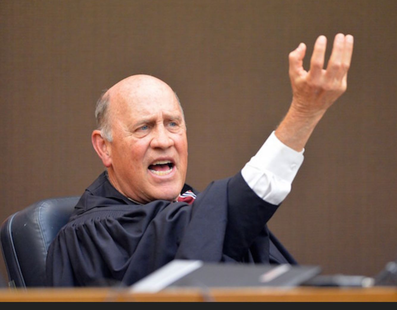Judge is judging Blank Meme Template