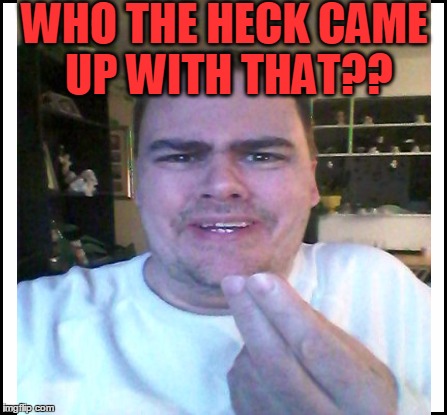 WHO THE HECK CAME UP WITH THAT?? | made w/ Imgflip meme maker