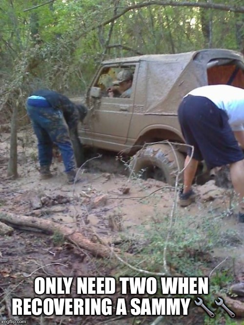 ONLY NEED TWO WHEN RECOVERING A SAMMY 🔧🔧 | image tagged in too funny | made w/ Imgflip meme maker