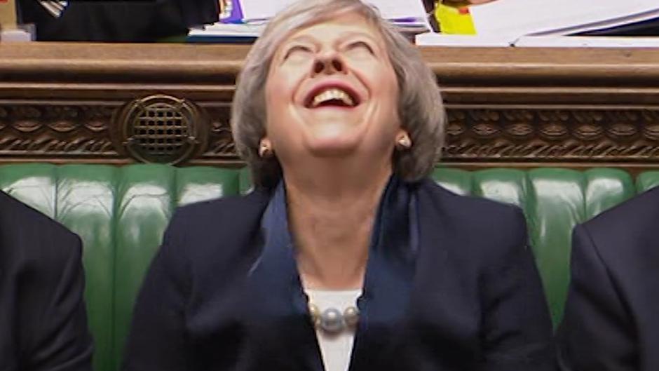 Theresa May Laughing Blank Template - Imgflip