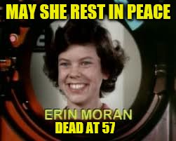 Celebrity death notices | MAY SHE REST IN PEACE; DEAD AT 57 | image tagged in dead celebrities,crush | made w/ Imgflip meme maker