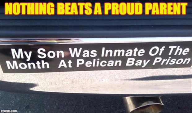 One Month Out of Ten Years Isn't Bad! | NOTHING BEATS A PROUD PARENT | image tagged in meme,funny,student of the month,parents,prison | made w/ Imgflip meme maker