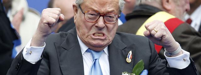 Jean-Marie Le Pen féroce Blank Meme Template
