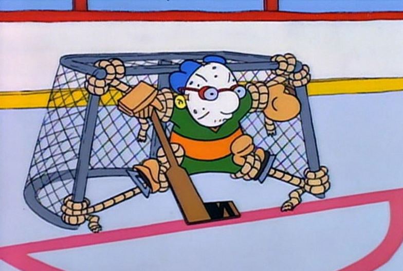 Milhouse the goalie Blank Meme Template