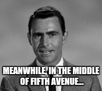 MEANWHILE, IN THE MIDDLE OF FIFTH AVENUE... | made w/ Imgflip meme maker