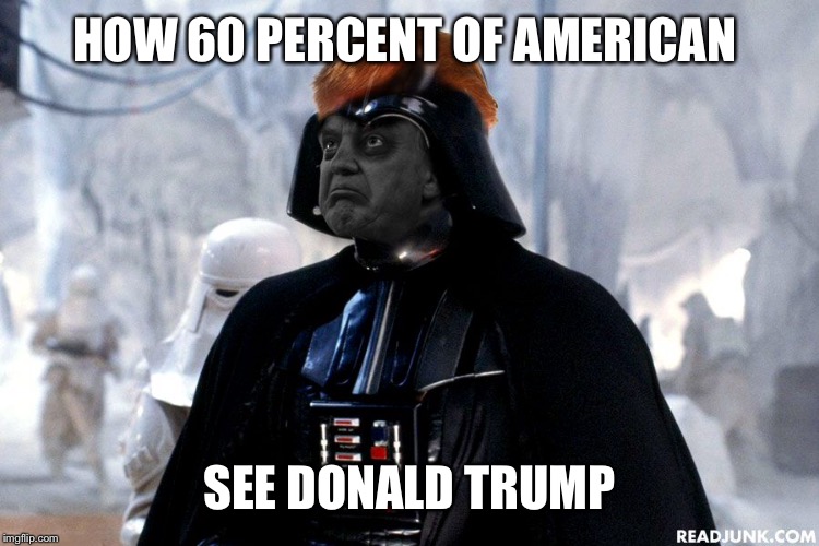 HOW 60 PERCENT OF AMERICAN SEE DONALD TRUMP | made w/ Imgflip meme maker