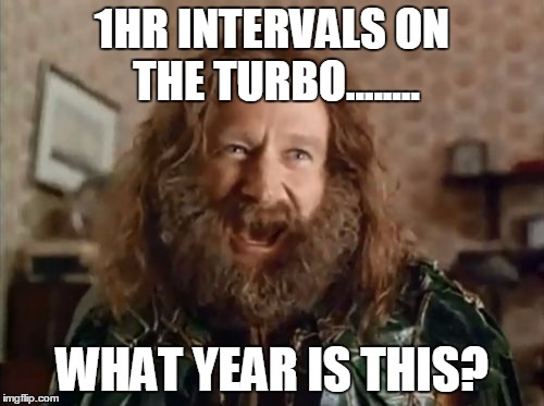 What Year Is It Meme | 1HR INTERVALS ON THE TURBO........ WHAT YEAR IS THIS? | image tagged in memes,what year is it | made w/ Imgflip meme maker