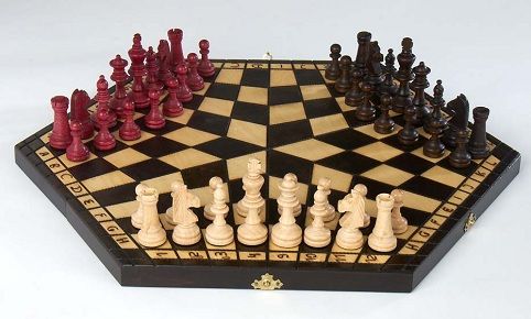 High Quality TRiple Chess Blank Meme Template