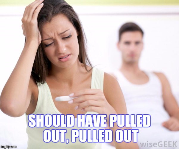 SHOULD HAVE PULLED OUT, PULLED OUT | made w/ Imgflip meme maker