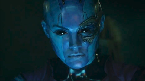 High Quality Guardians of the Galaxy Karen Gillan Blank Meme Template