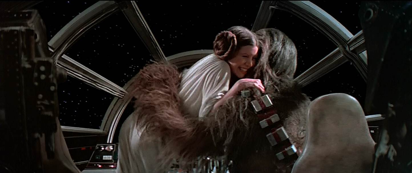 Chewbacca hug Blank Meme Template