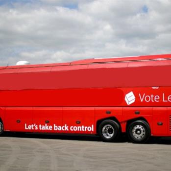 High Quality Brexit Bus Blank Meme Template