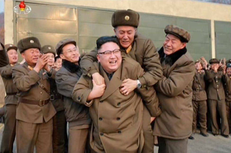 North Korea piggyback  Blank Meme Template