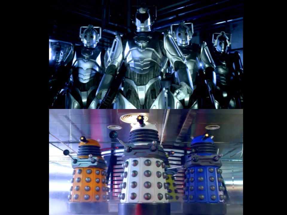 cybermen and daleks Blank Meme Template