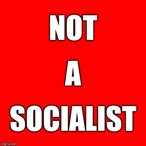 red square | NOT; A; SOCIALIST | image tagged in socialism,politics,usa | made w/ Imgflip meme maker