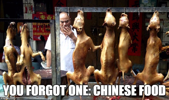 YOU FORGOT ONE: CHINESE FOOD | made w/ Imgflip meme maker