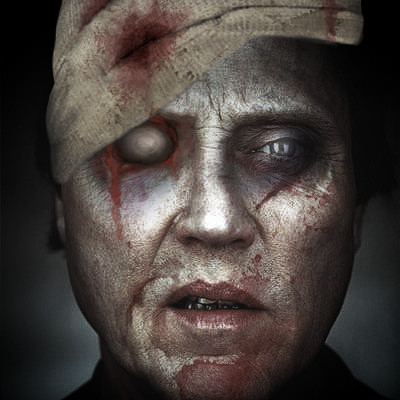 Zombie Christopher Walken Blank Meme Template