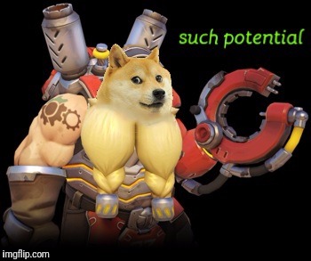 Torbjörn is secretly doge | image tagged in overwatch,overwatch memes,doge,2017,blizzard entertainment,torbjorn | made w/ Imgflip meme maker