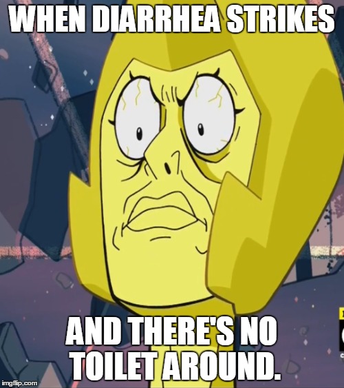 WHEN DIARRHEA STRIKES; AND THERE'S NO TOILET AROUND. | image tagged in memes | made w/ Imgflip meme maker