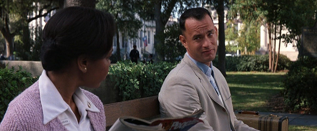 Forrest Gump on bench Blank Meme Template