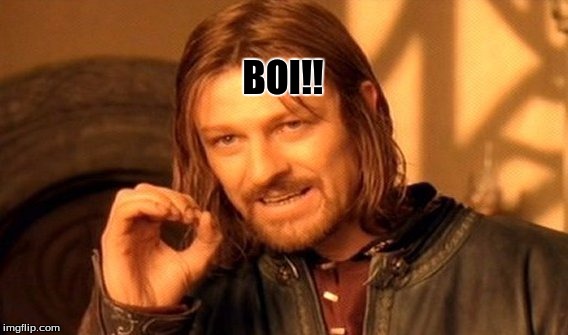One Does Not Simply Meme | BOI!! | image tagged in memes,one does not simply | made w/ Imgflip meme maker