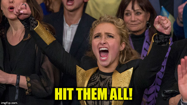 HIT THEM ALL! | made w/ Imgflip meme maker