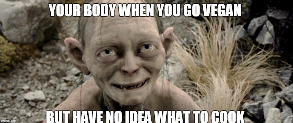 YOUR BODY WHEN YOU GO VEGAN; BUT HAVE NO IDEA WHAT TO COOK | image tagged in vegan logic,vegetarian | made w/ Imgflip meme maker